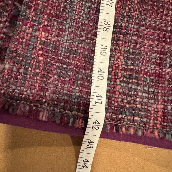 Philosophy di Alberta Ferretti Purple Tweed Coat - Size 4 - Picture 14 of 15